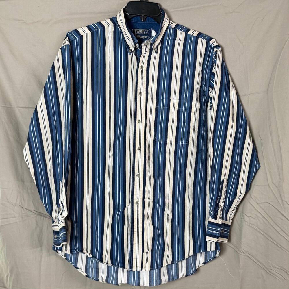 TwentyX by Wrangler Vintage Brushpopper Shirt mens L, classic western shirt